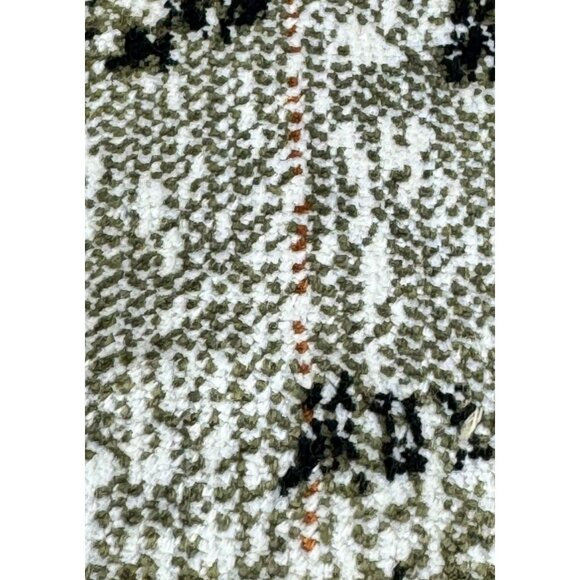 New Merchant 41 18x18 Green & Tan Fringe Pillow Cover - Picture 9 of 9